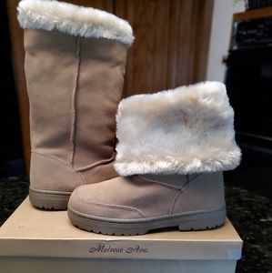 Women's Eclair Suede Faux Fur Boots size 6M